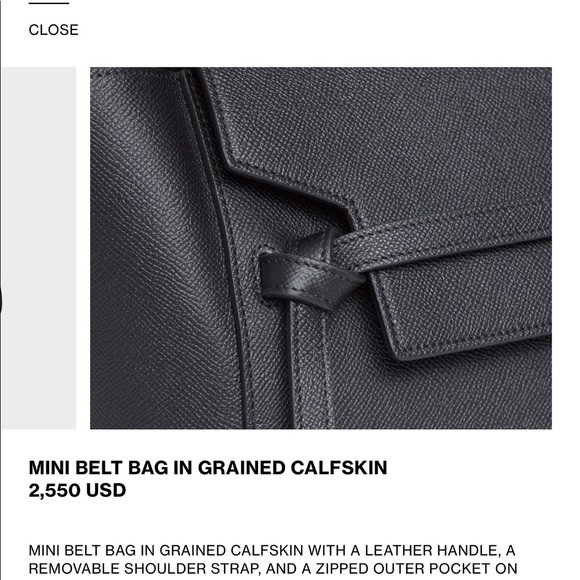 CELINE NANO BELT BAG IN BLACK - Picture 14 of 15